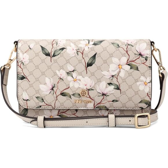 Handbags - Lockup 9S Phone Wallet Crossbody Cotton Blend Wallet Womens Organizer